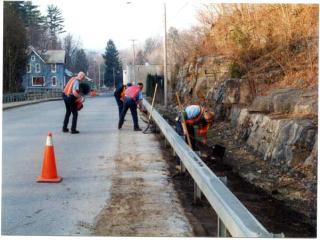 DPW, doing road work on North Division Street.